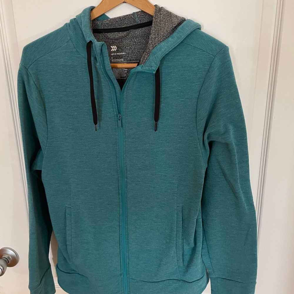 All in Motion Teal Zip-Up Hoodie